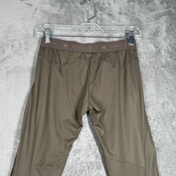 Adidas Stella McCartney‎ Pants Womens Small Olive Green Casual Lounge Athleisure - Picture 5 of 11